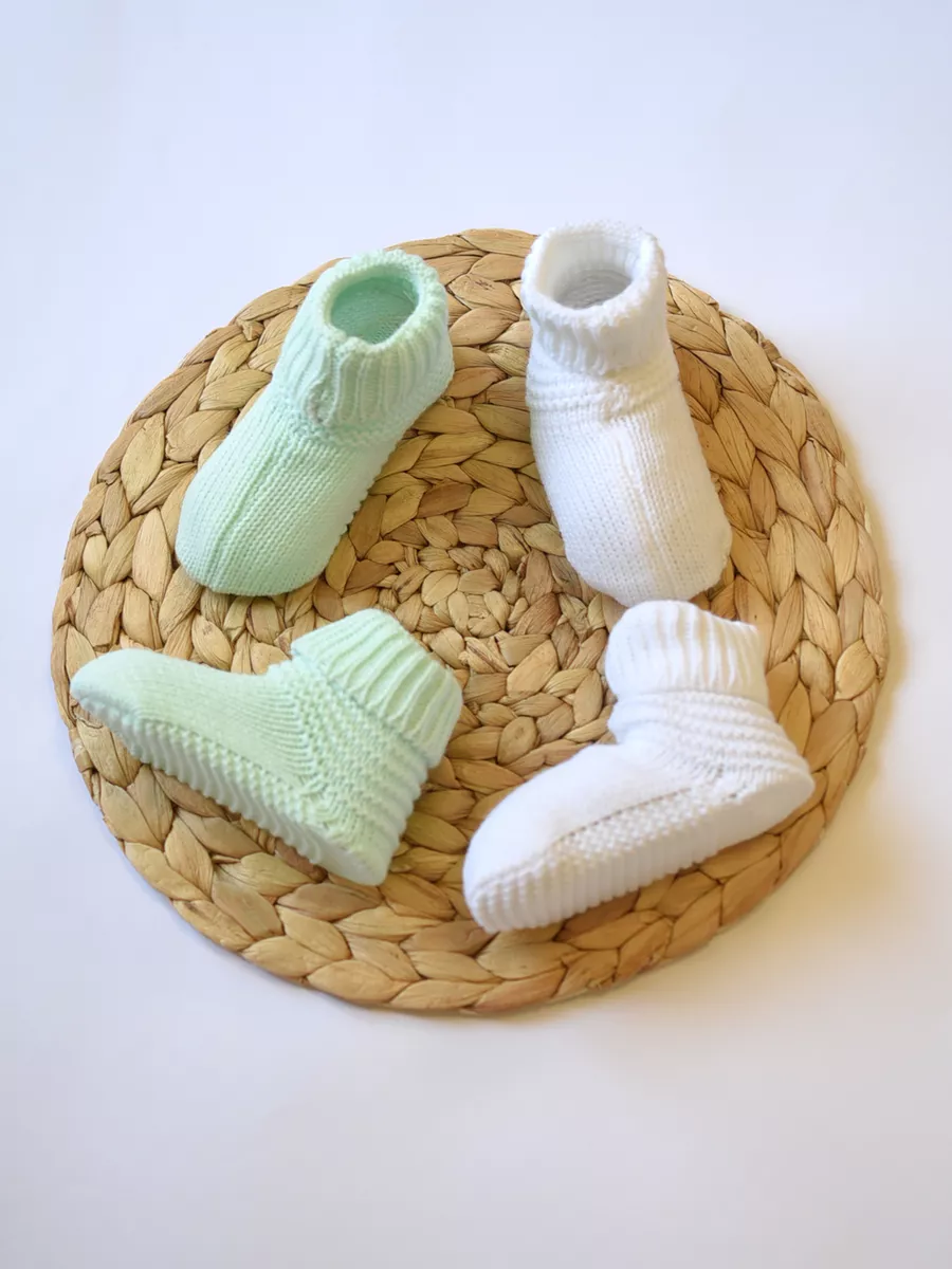 Пинетки 2 пары Совенок Дона В77-651/1-2 - фото 1