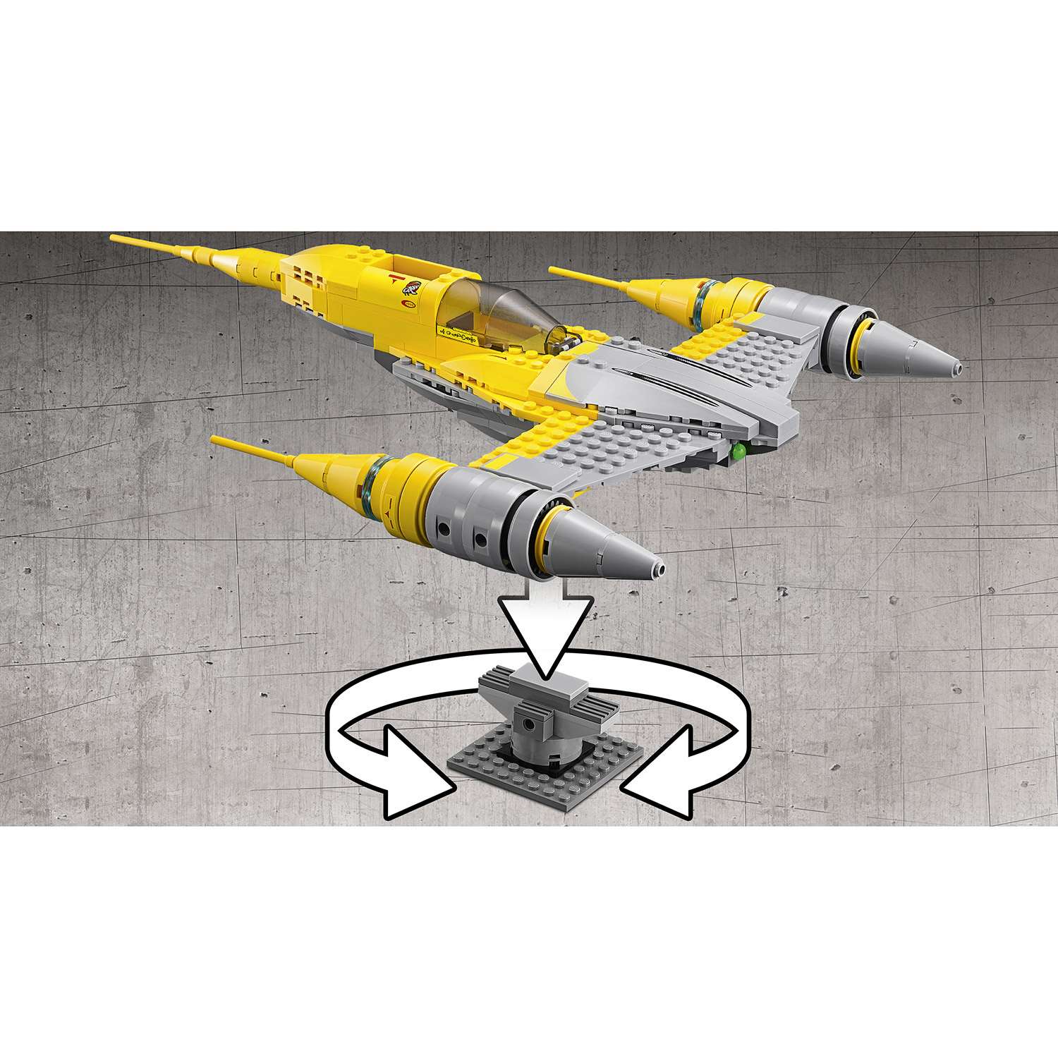 Конструктор LEGO Star Wars Naboo Starfighter блочный - фото 7