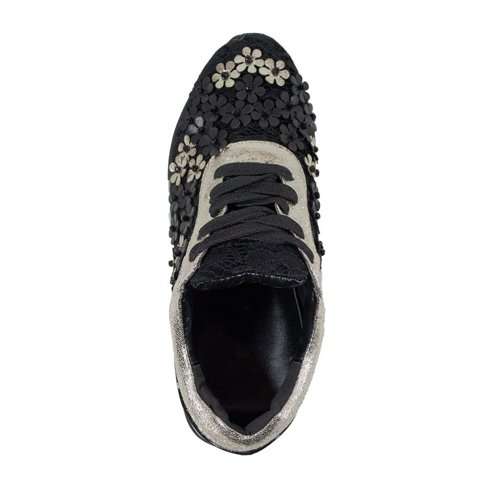 Кроссовки Europen A2204-M4008-SV EUROPEN Кроссовки для девочки,золотистый - фото 3