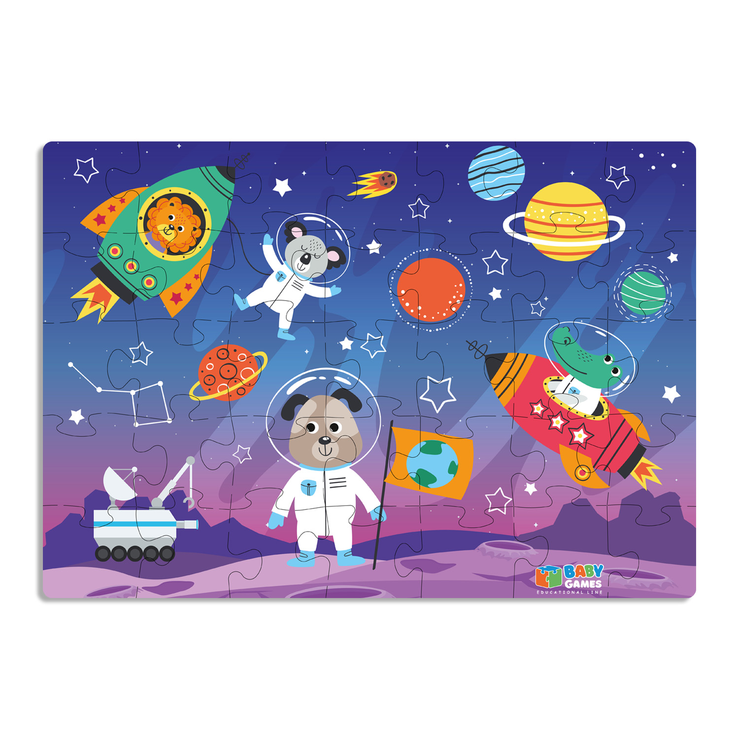 Пазл ORIGAMI Baby Games классический - фото 3