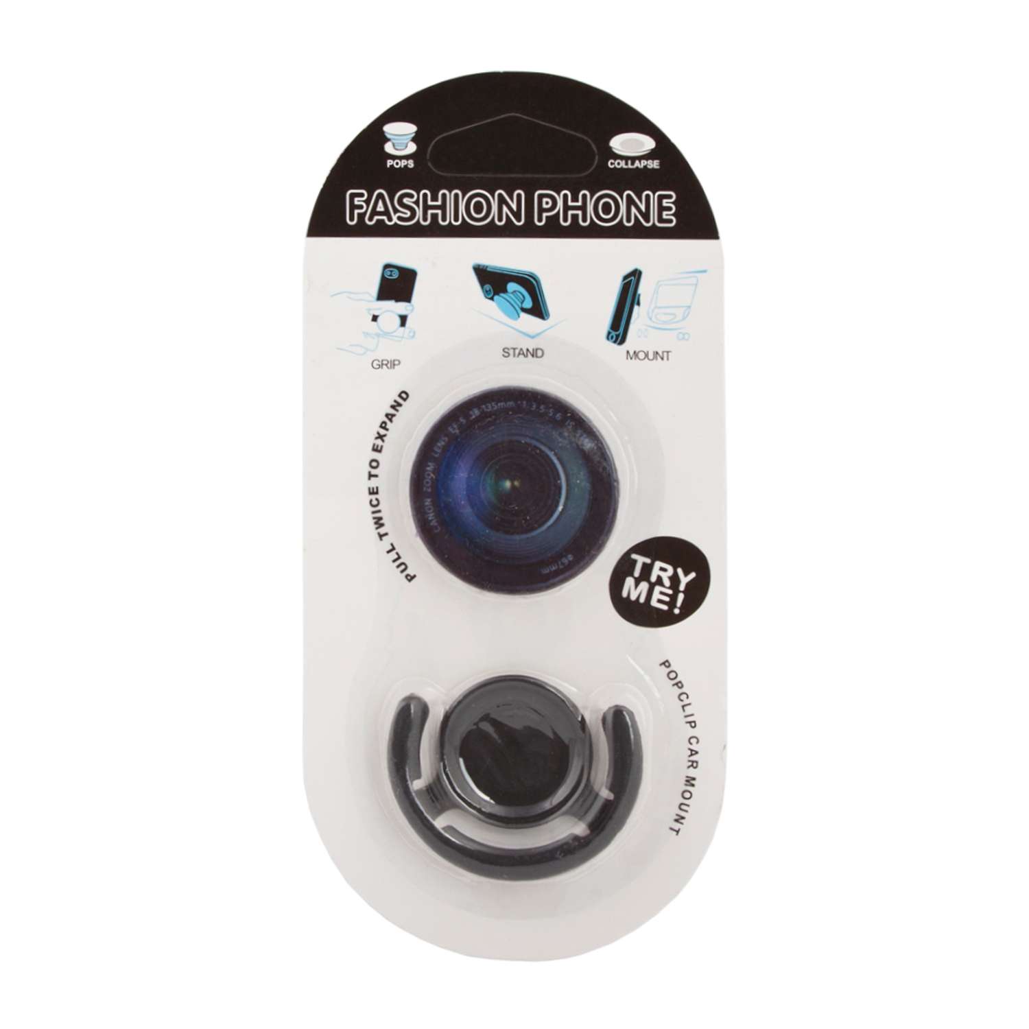 Держатель в автомобиль . Pop Socket Фото Z816 Черный 0L-00039625 - фото 6