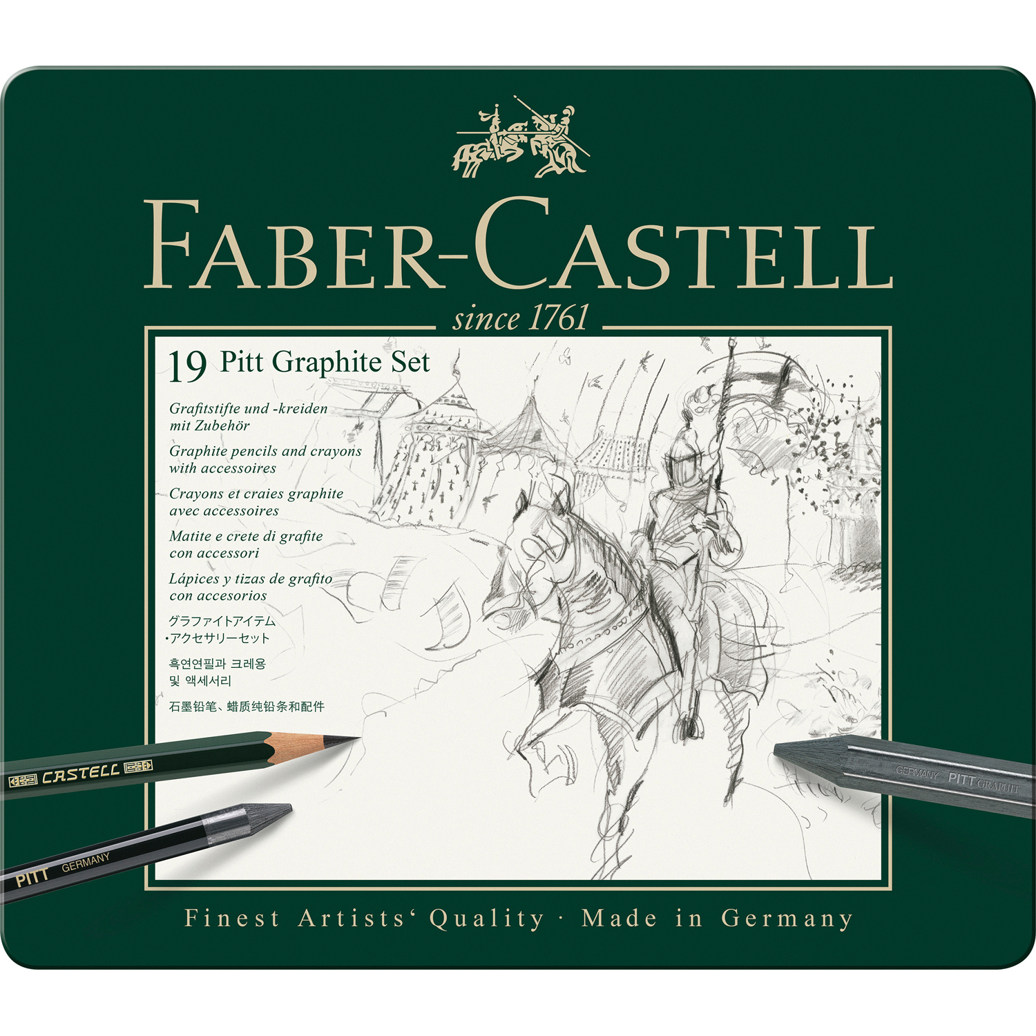 Карандаши чернографитные Faber Castell - фото 1