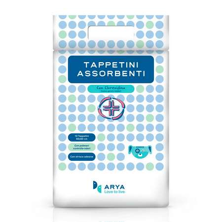 Пеленки впитывающие ARYA Con Clorexidina 10 шт 6021/LC