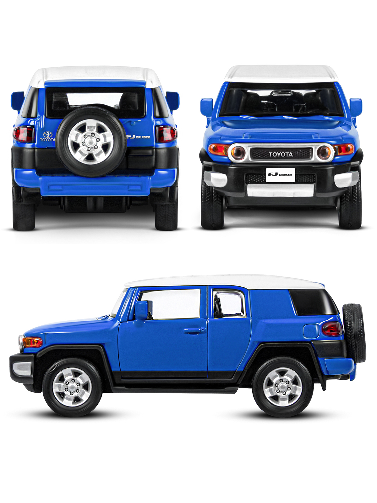Внедорожник АВТОпанорама Toyota FJ Cruiser 1:32 JB1251138 - фото 10