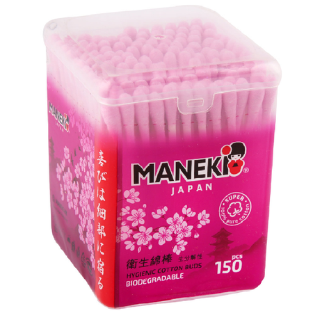 Ватные палочки Maneki 150 шт.
