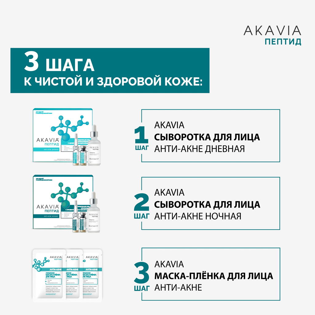 Сыворотка АКАВИЯ Anti-Аcne ночная с кислотами - фото 14
