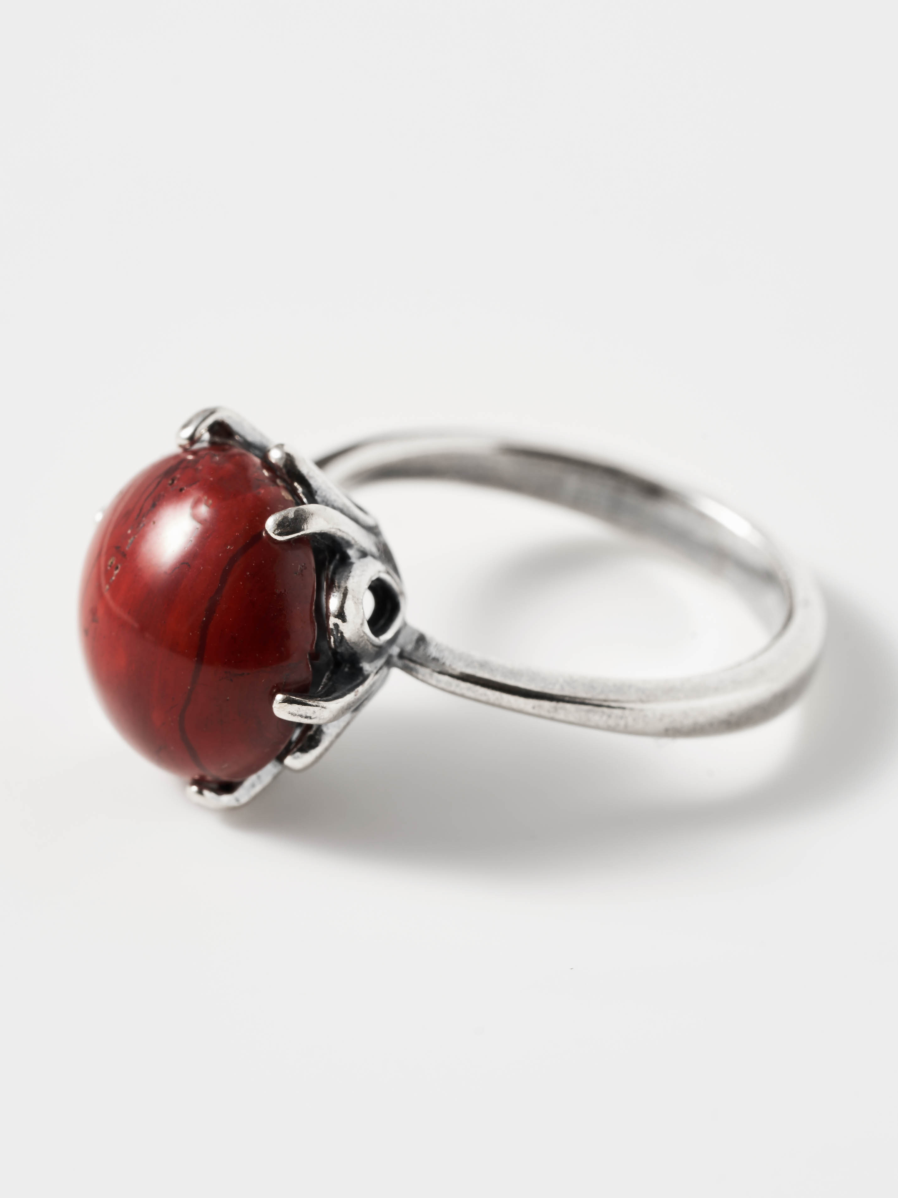 Кольцо Shine and Beauty 80296-21-к-яшмакрасная - фото 4