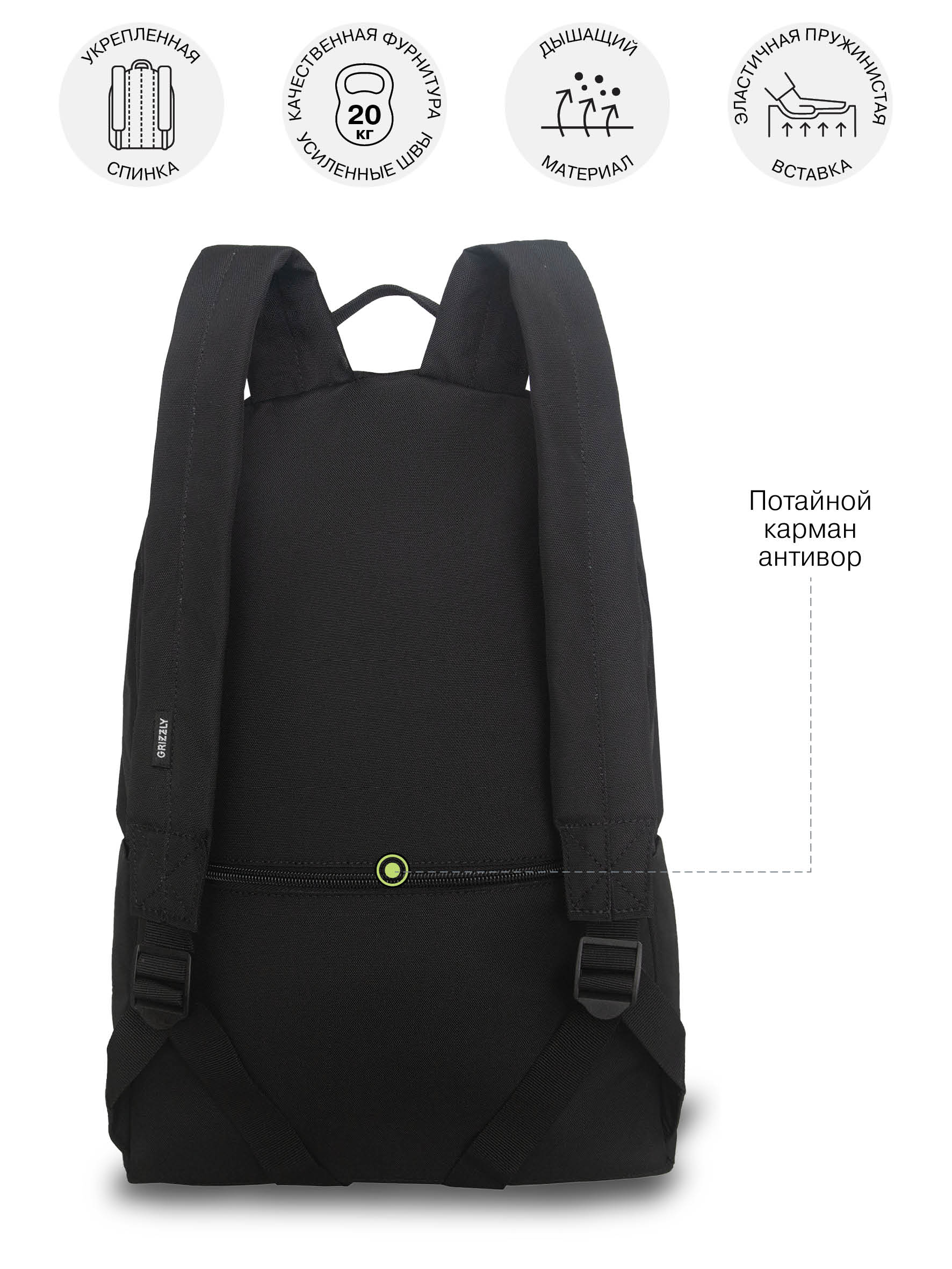 Рюкзак Grizzly для мальчика - фото 8