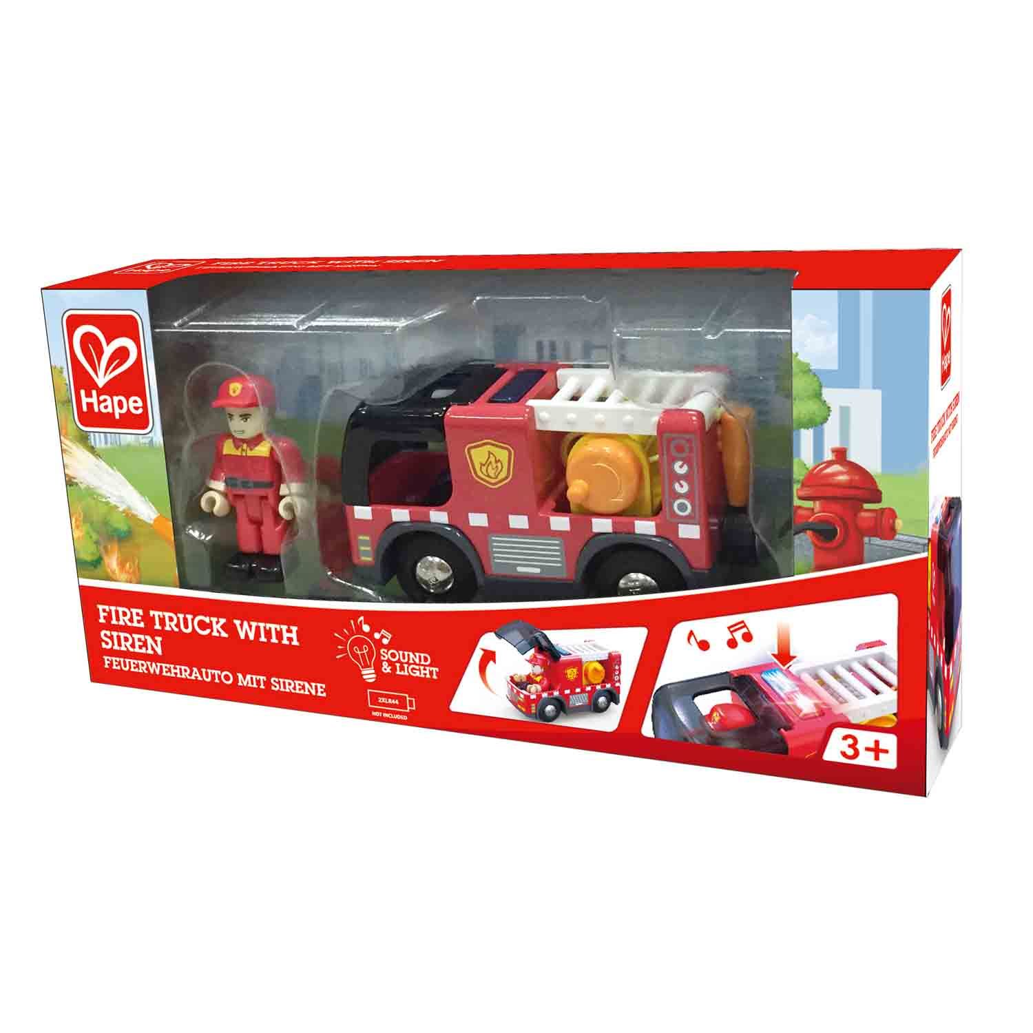 Пожарная машина Hape E3737_HP - фото 7