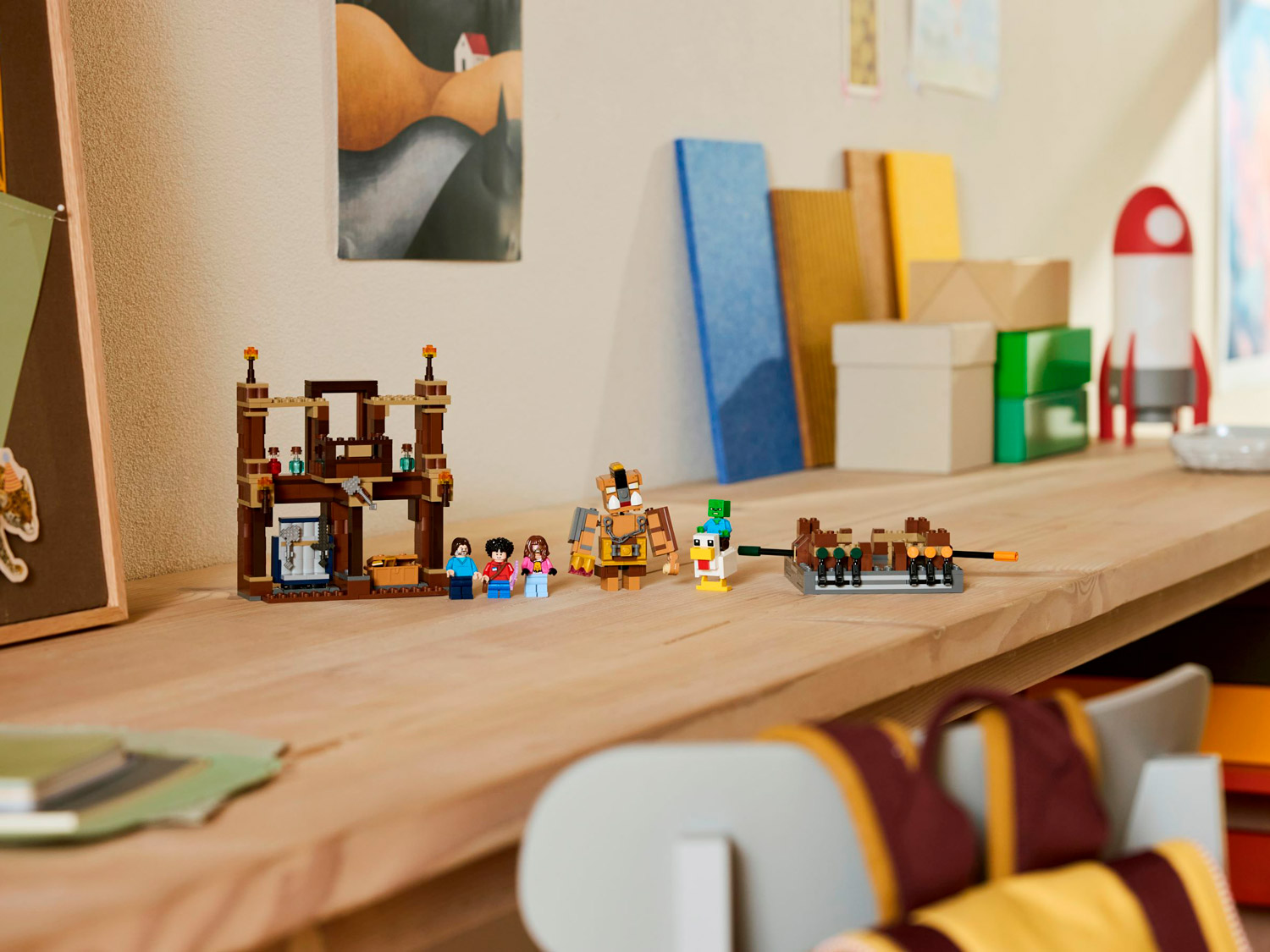Конструктор LEGO Minecraft Movie Бойцовский ринг 491 дет. - фото 7