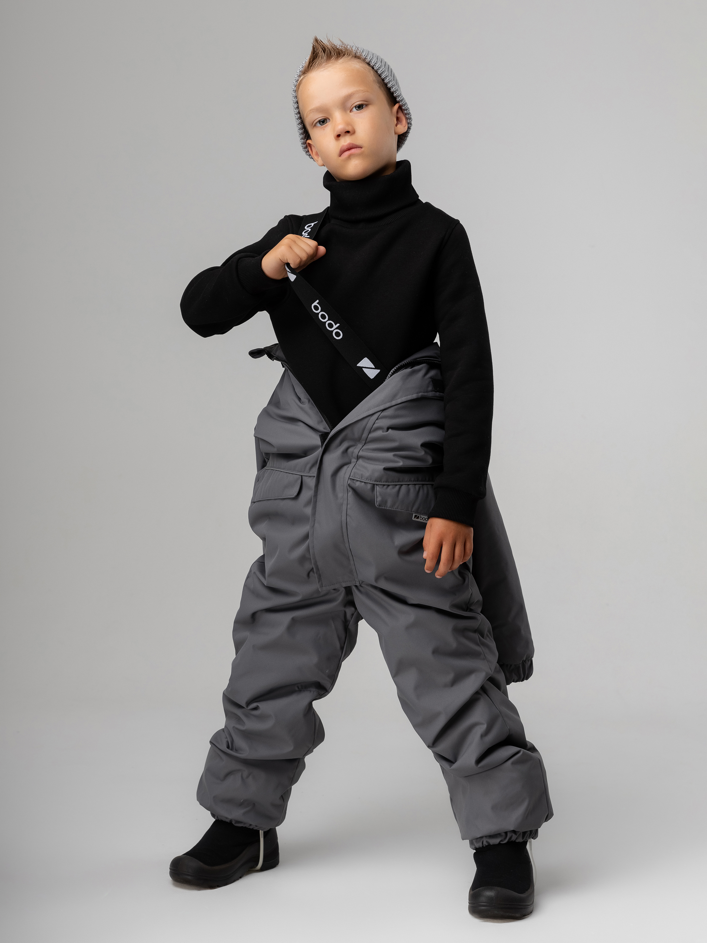 Комбинезон Bodo 35-8МU_серый - фото 7