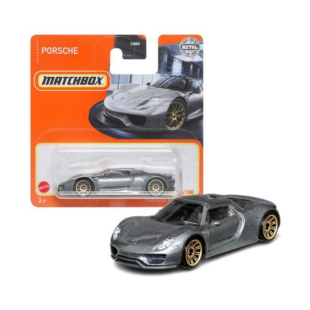 Автомобиль Matchbox Porsche Porsche 918 Spyder 60810 - фото 9
