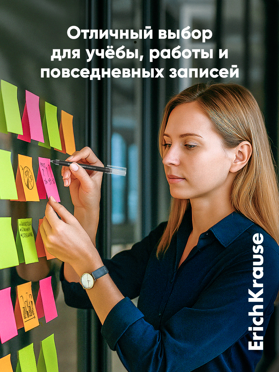 Ручка гелевая ErichKrause 12 шт. - фото 10