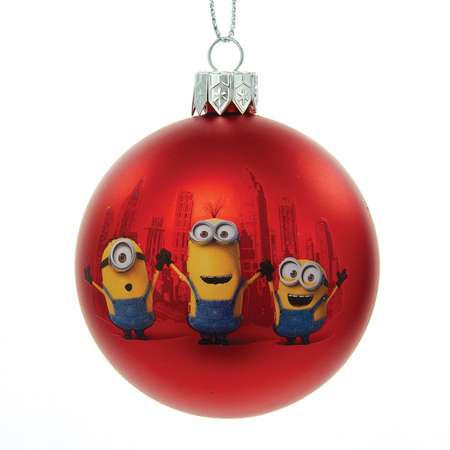 Шар новогодний Despicable me Миньоны 6 см