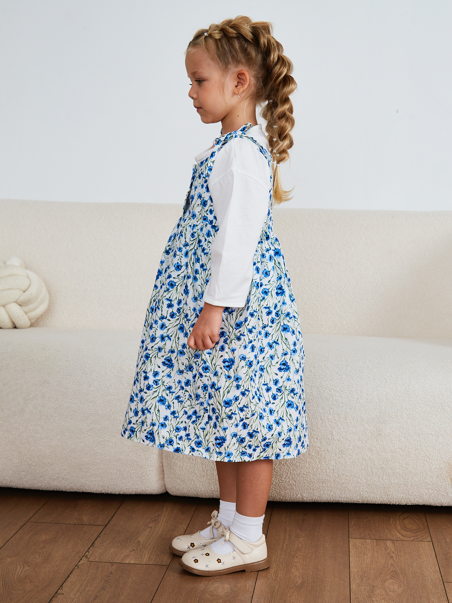 Сарафан MOUN сарафан_девочки_васильки - фото 11
