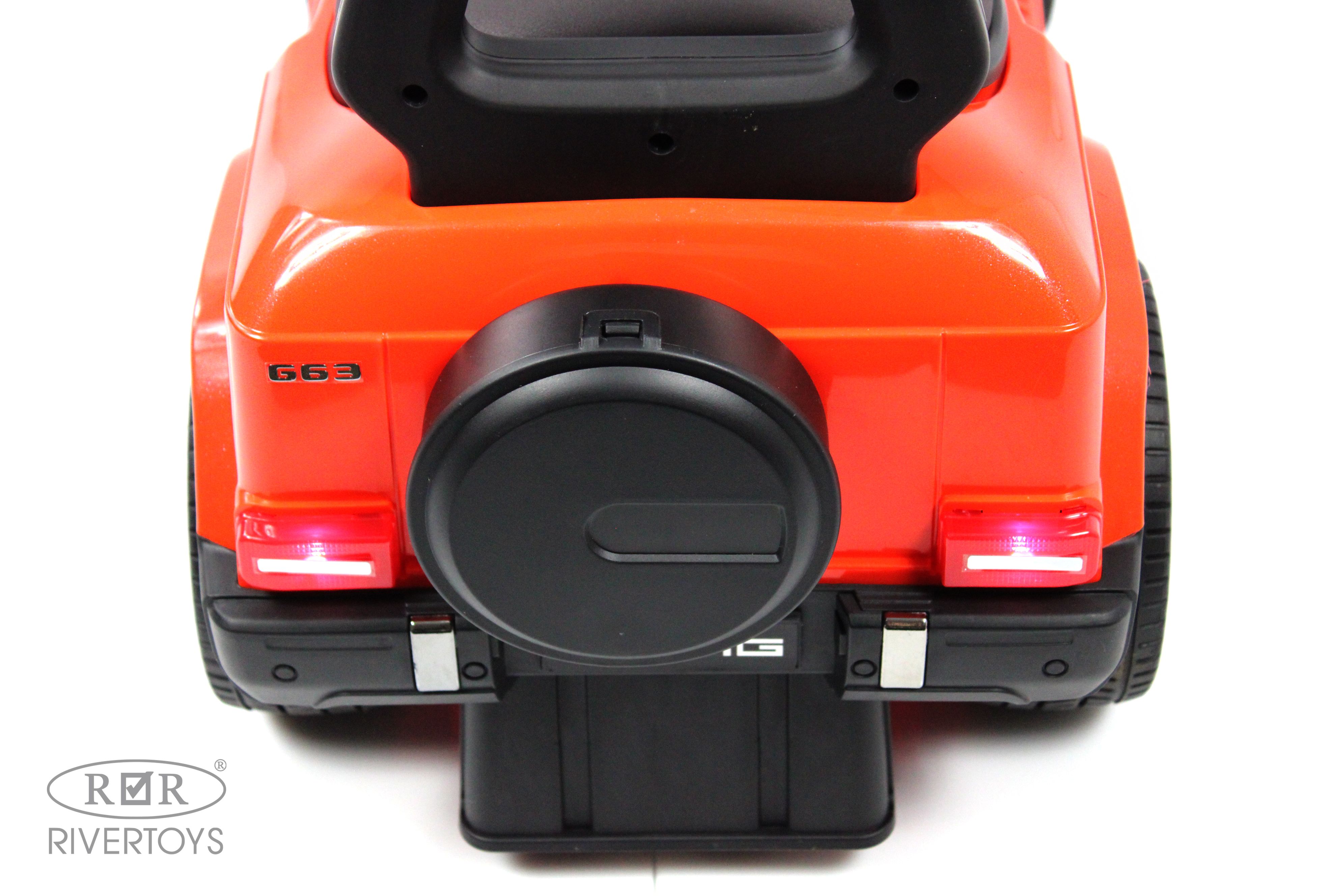 Каталка RIVERTOYS Mercedes-Benz G63 Red Diamond красный - фото 17
