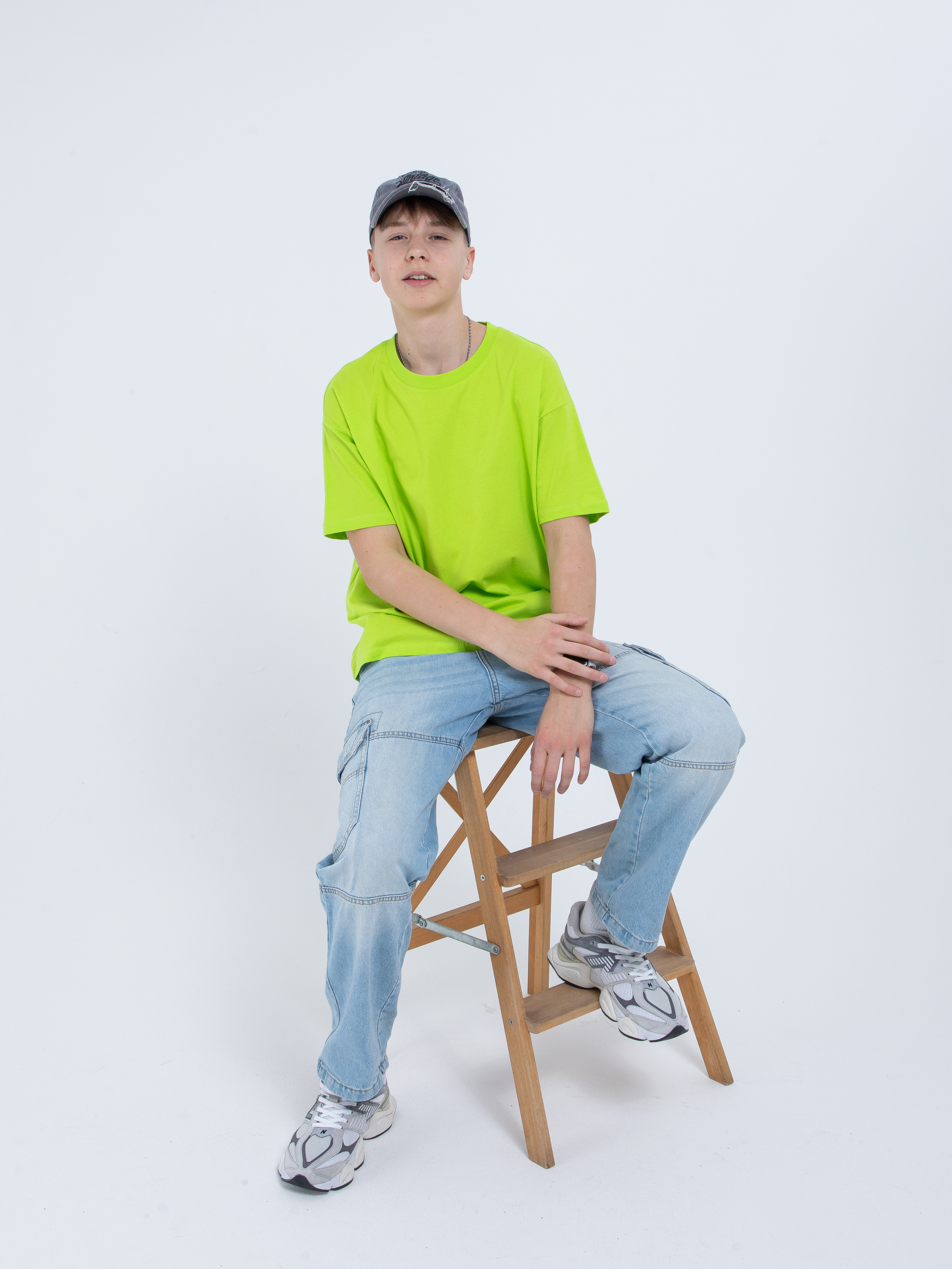 Футболка STELLA MODA 11601._салатовый - фото 18