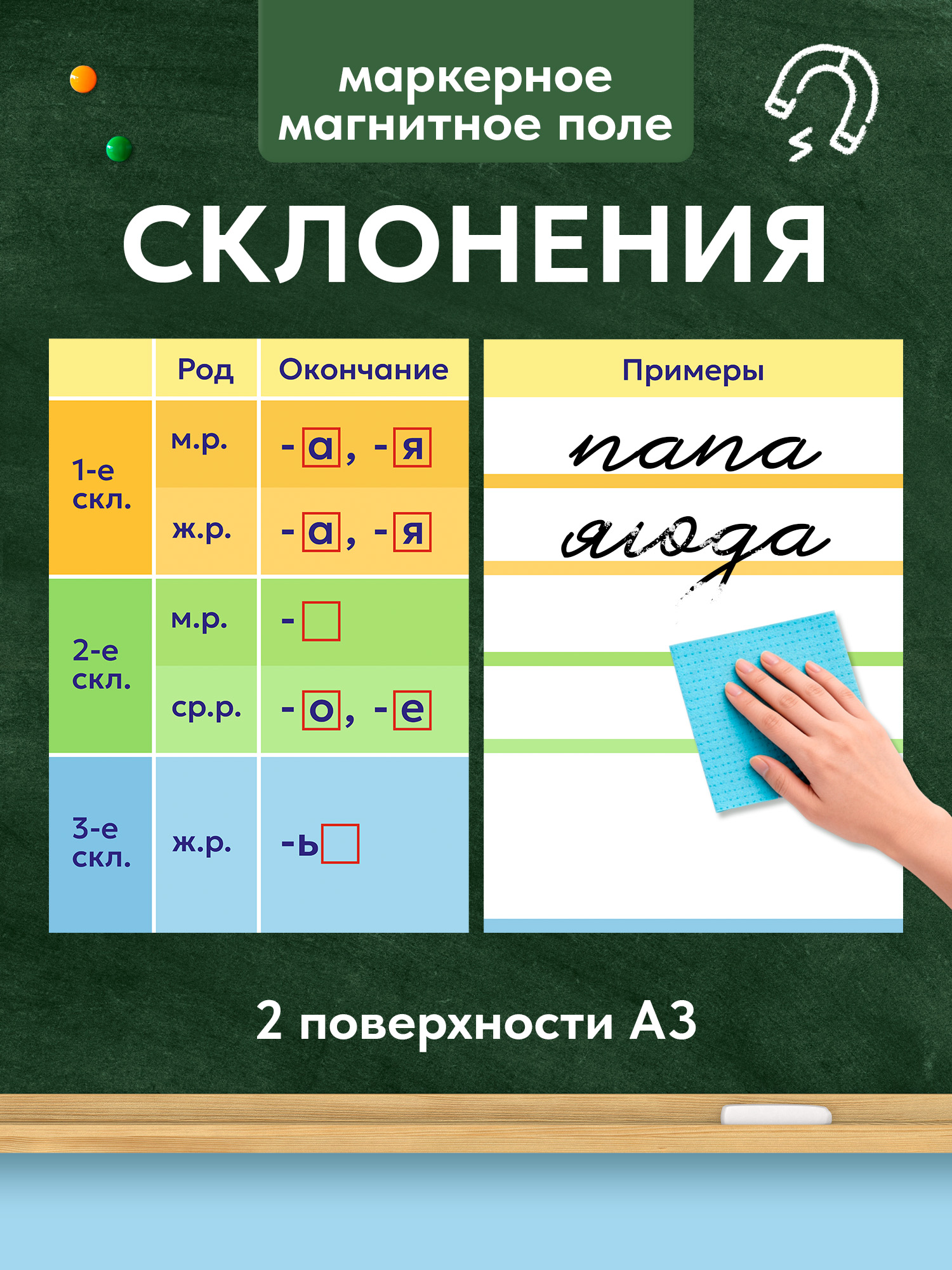 Магниты Выручалкин "Склонения", набор - фото 1