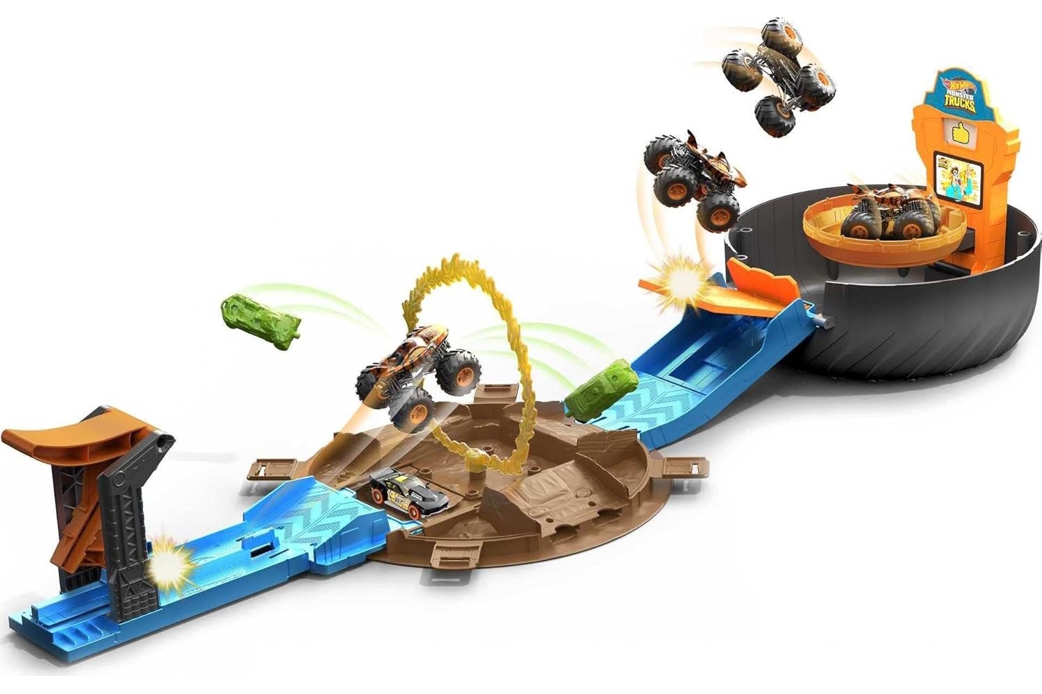 Трек Hot Wheels Трюки в шине HHY74 - фото 2