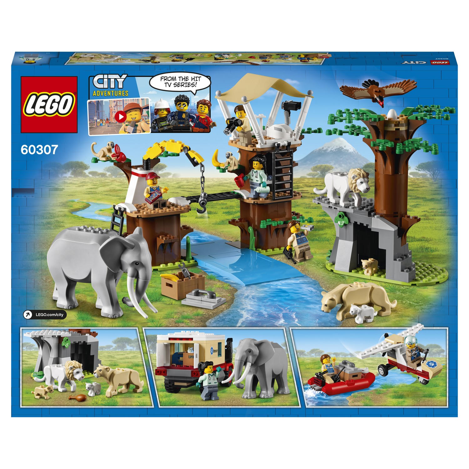 Конструктор LEGO City Wildlife Rescue Camp 503 дет. - фото 3