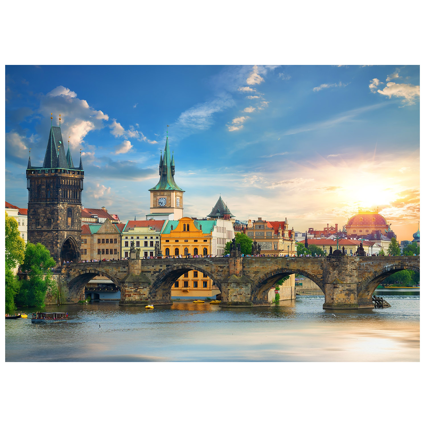 Картина по номерам Рыжий кот Прага в солнечный день - фото 1