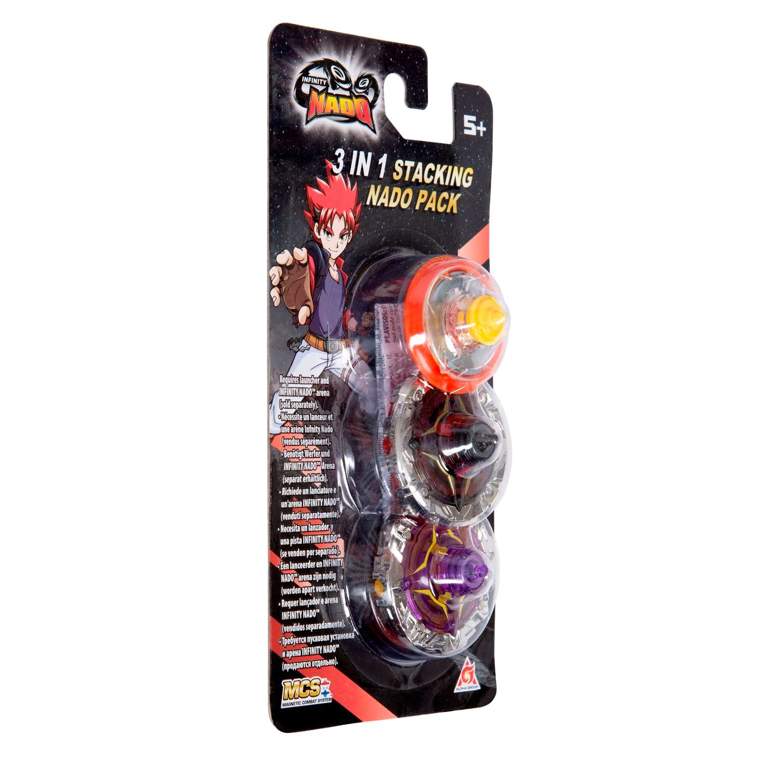 Игровой набор Infinity Nado Волчок Стакинг Fiery Dragon - фото 3