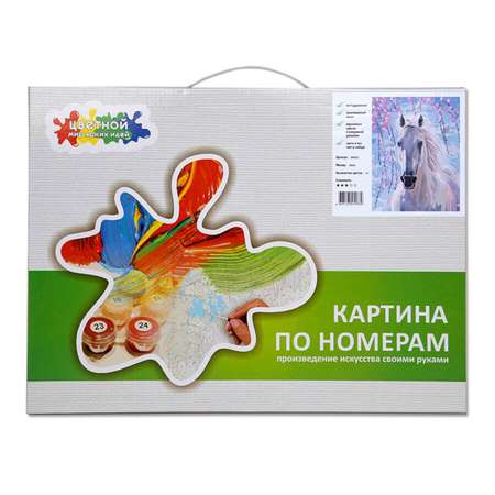 Картина по номерам Цветной