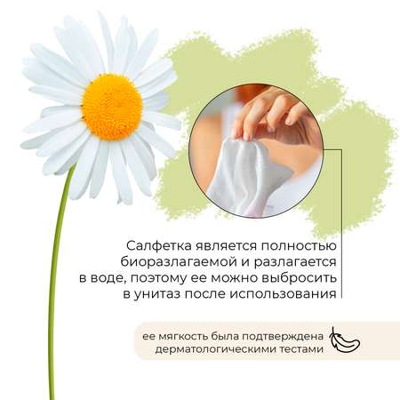 Влажная туалетная бумага Cleanic 80 шт.