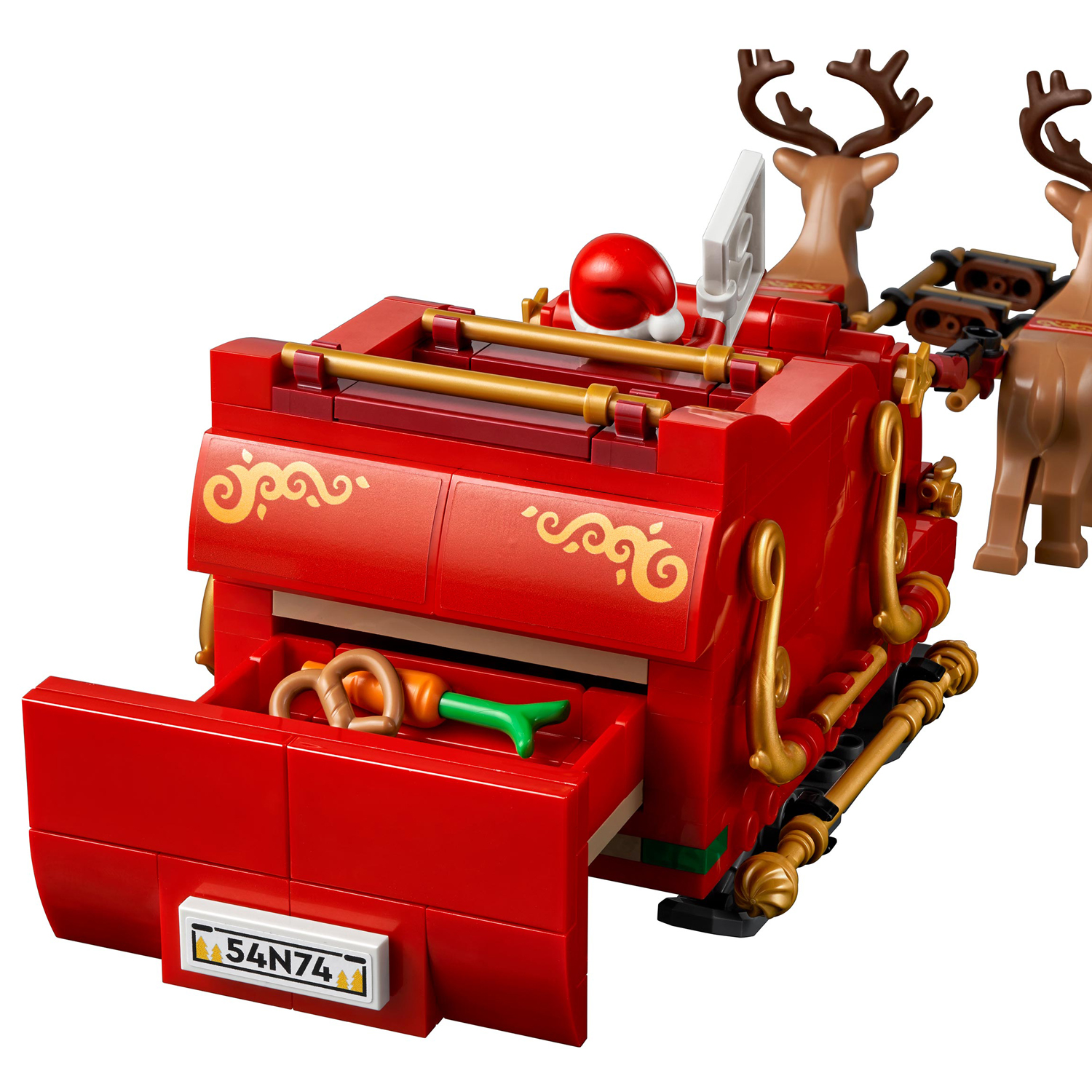 Конструктор LEGO Ideas Сани Санта Клауса блочный - фото 4
