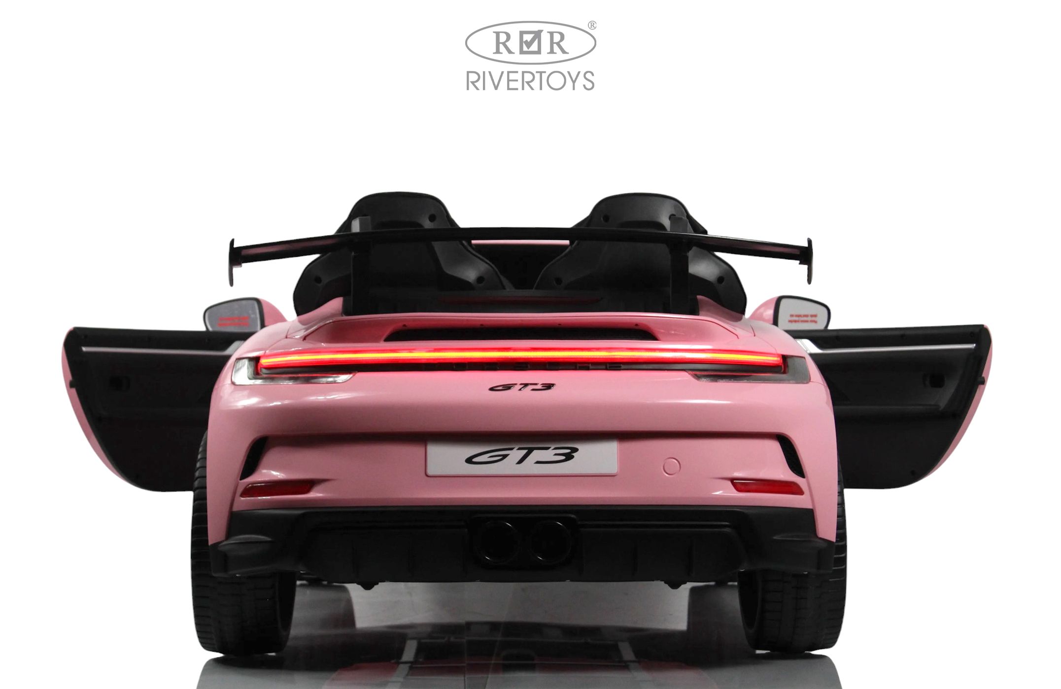 Электромобиль RIVERTOYS Porsche Y911YY-PINK С пультом ДУ - фото 4