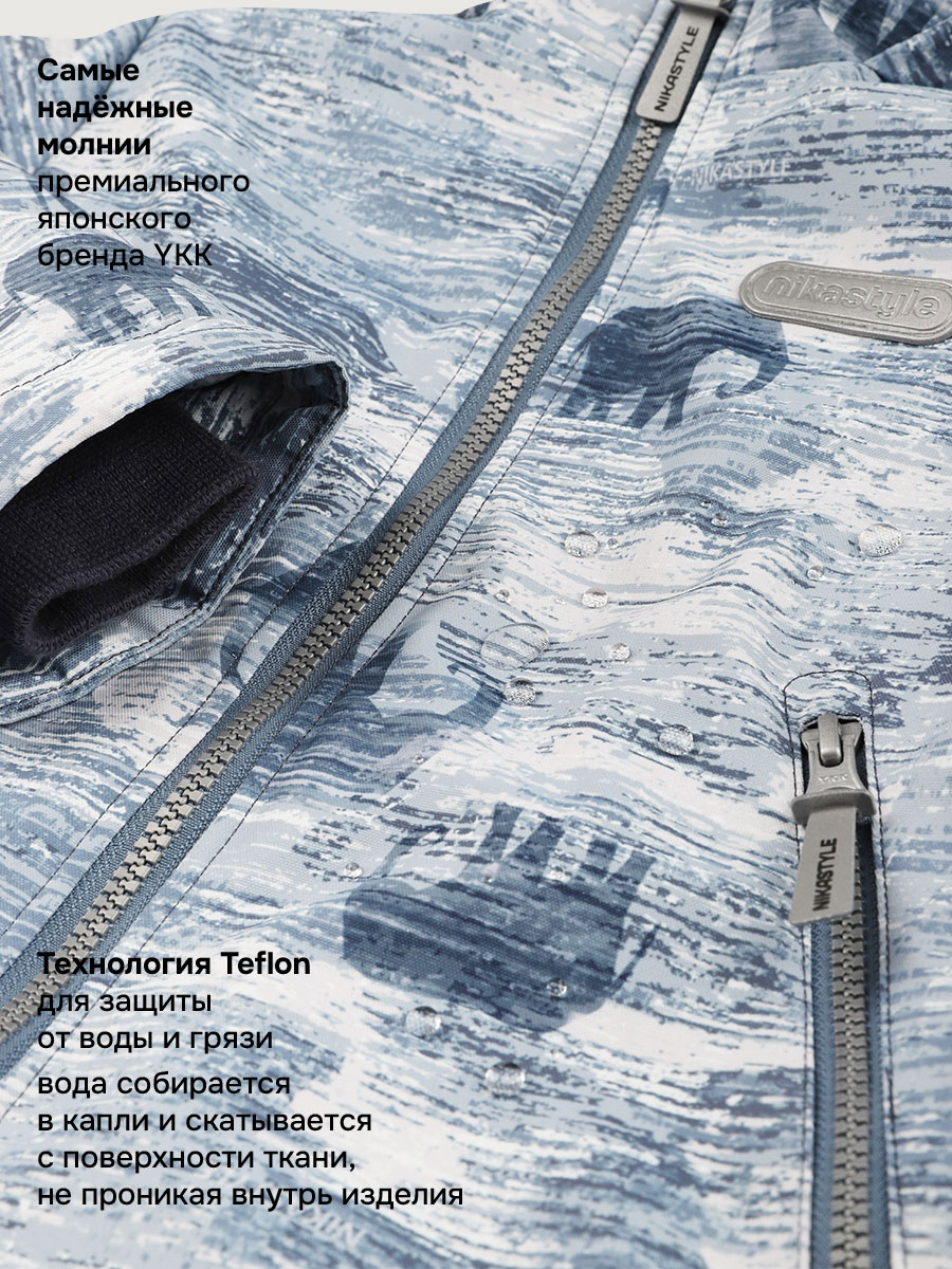 Костюм NIKASTYLE 7м1526 деним/серый - фото 10