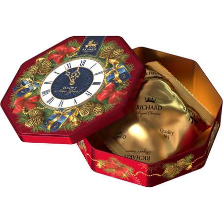 Чай подарочный Richard ROYAL WINTER TEA Splk Красный круп лист 80г жесть