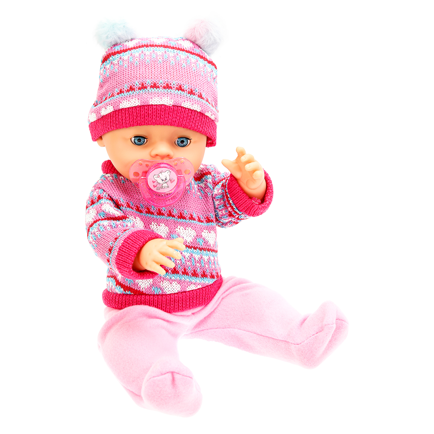 Кукла пупс Карапуз высота 40 см 381744 - фото 4