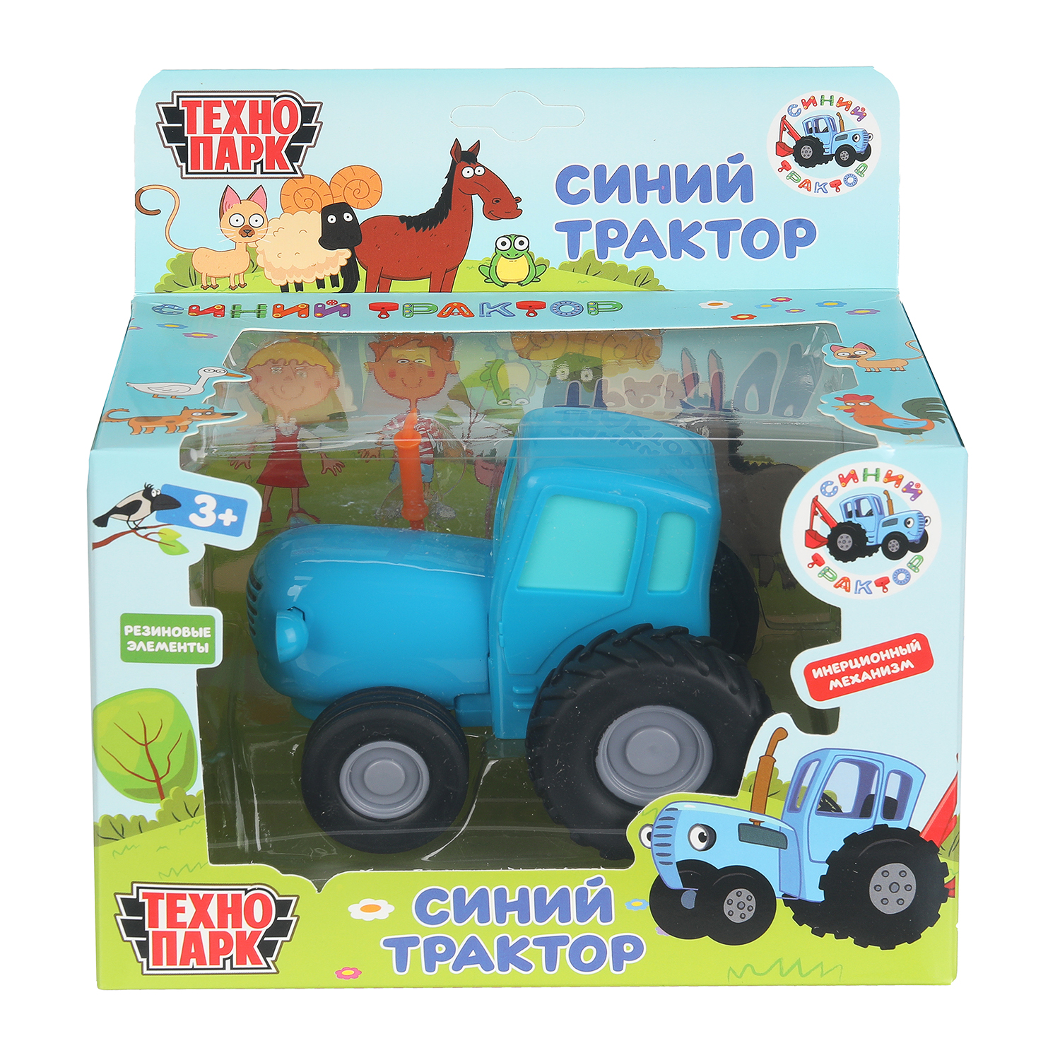 Трактор Технопарк Синий трактор 405064 - фото 1