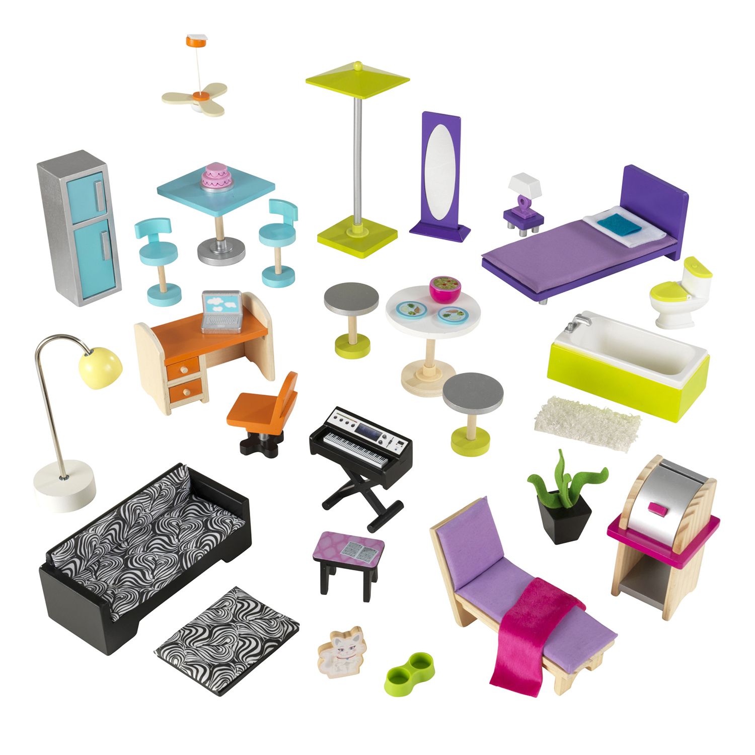 Домик для кукол KidKraft с мебелью 65833_KE - фото 9
