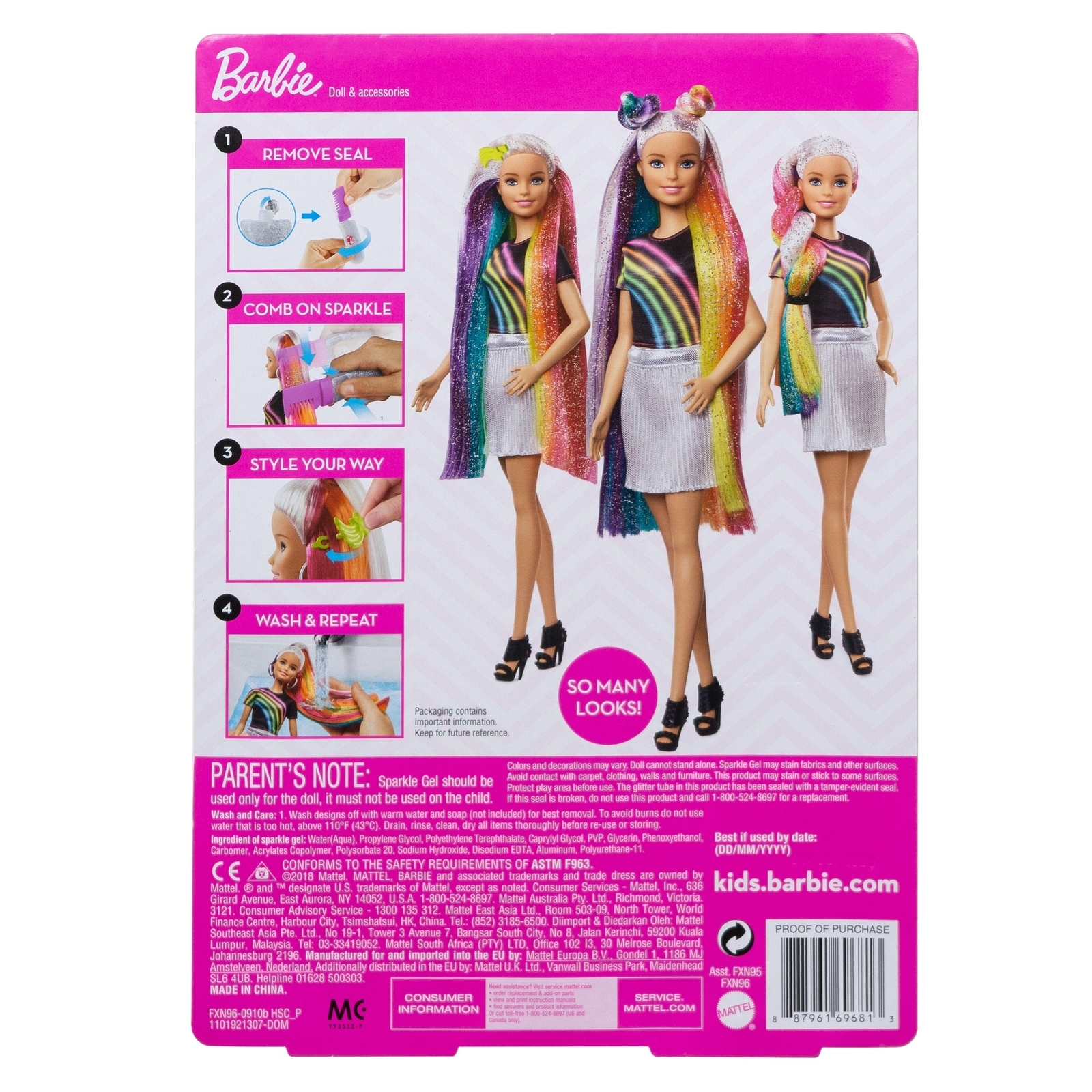 Кукла модельная Barbie FXN96 - фото 3