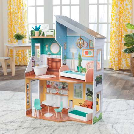 Домик для кукол KidKraft с мебелью