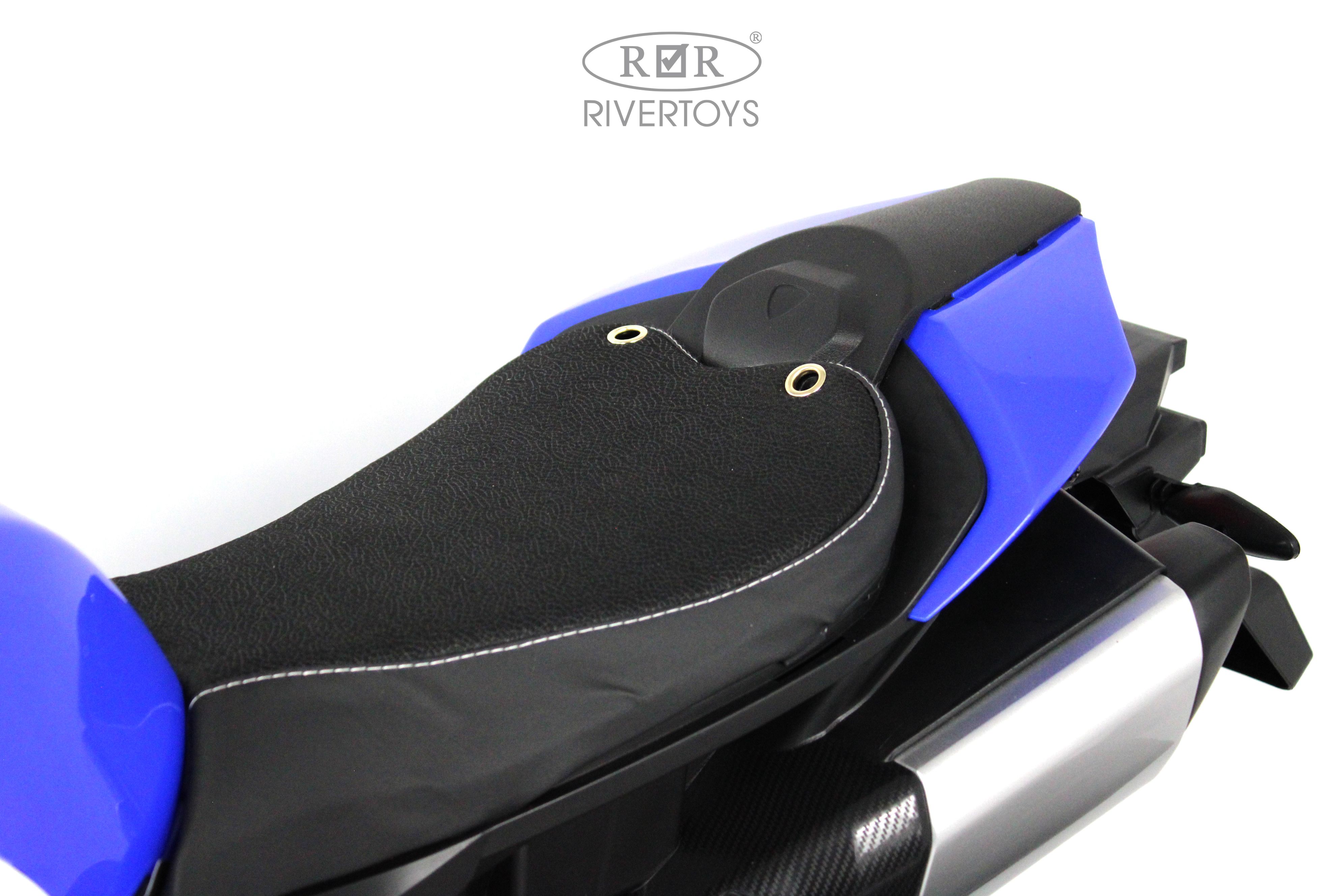 Электромотоцикл RIVERTOYS М777БХ-BLUE - фото 18