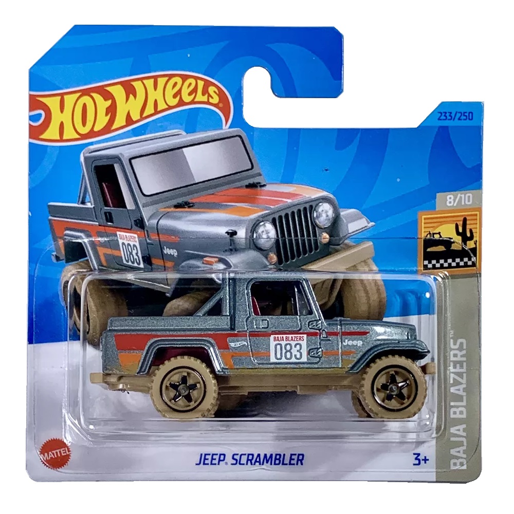 Автомобиль Hot Wheels Jeep Scrambler 1:64 63033 - фото 2
