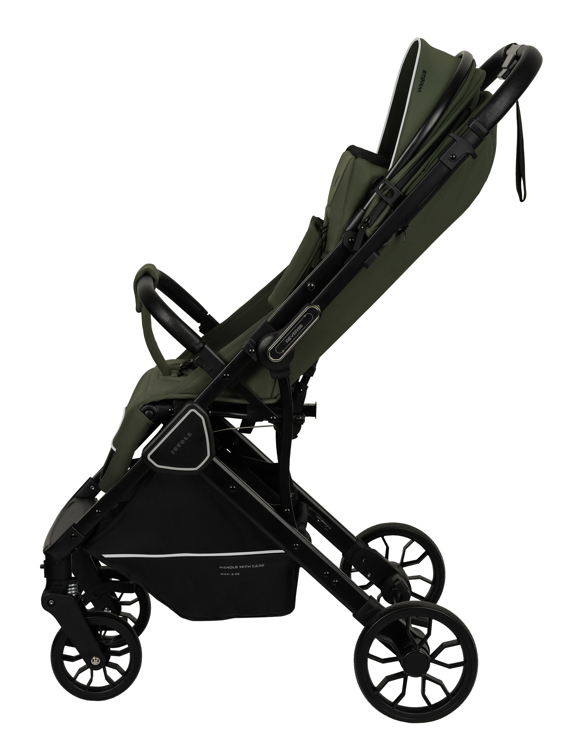 Коляска прогулочная JOVOLA Storm, зеленый - фото 22