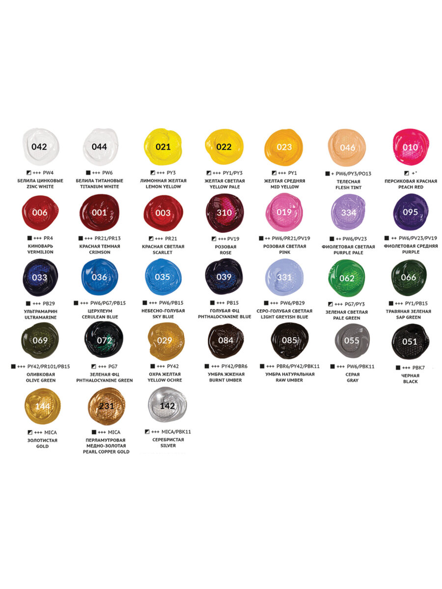Краски акриловые Brauberg 36 цв. - фото 11