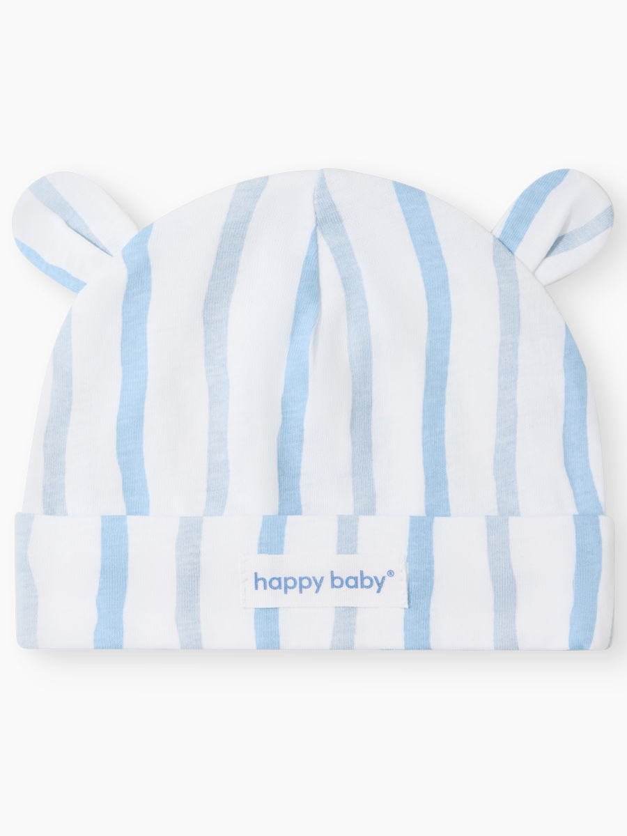 Шапочка 2 шт Happy Baby 90148-0_white-blue - фото 4
