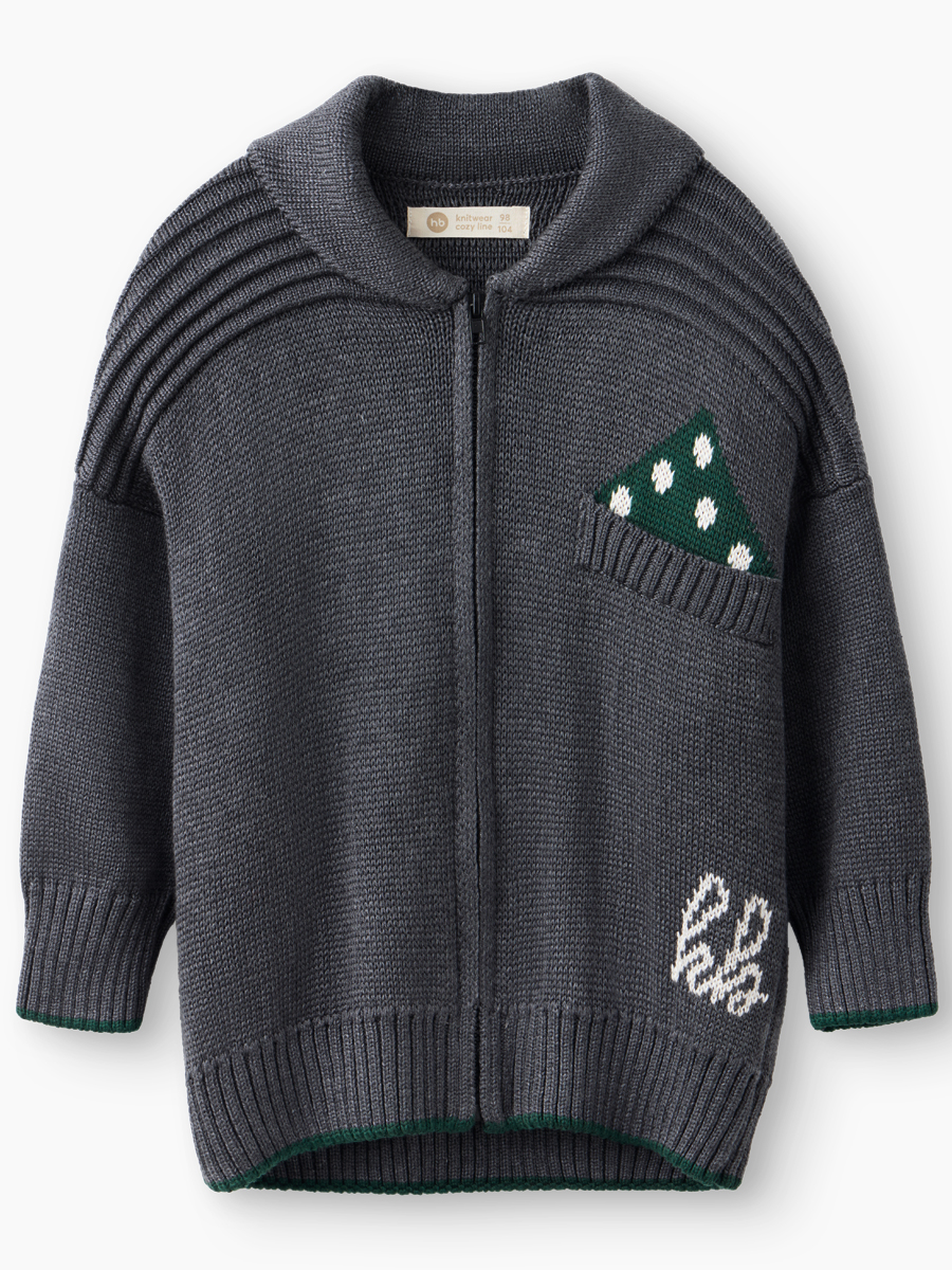 Кардиган Happy Baby 88635-1_dark-grey - фото 4