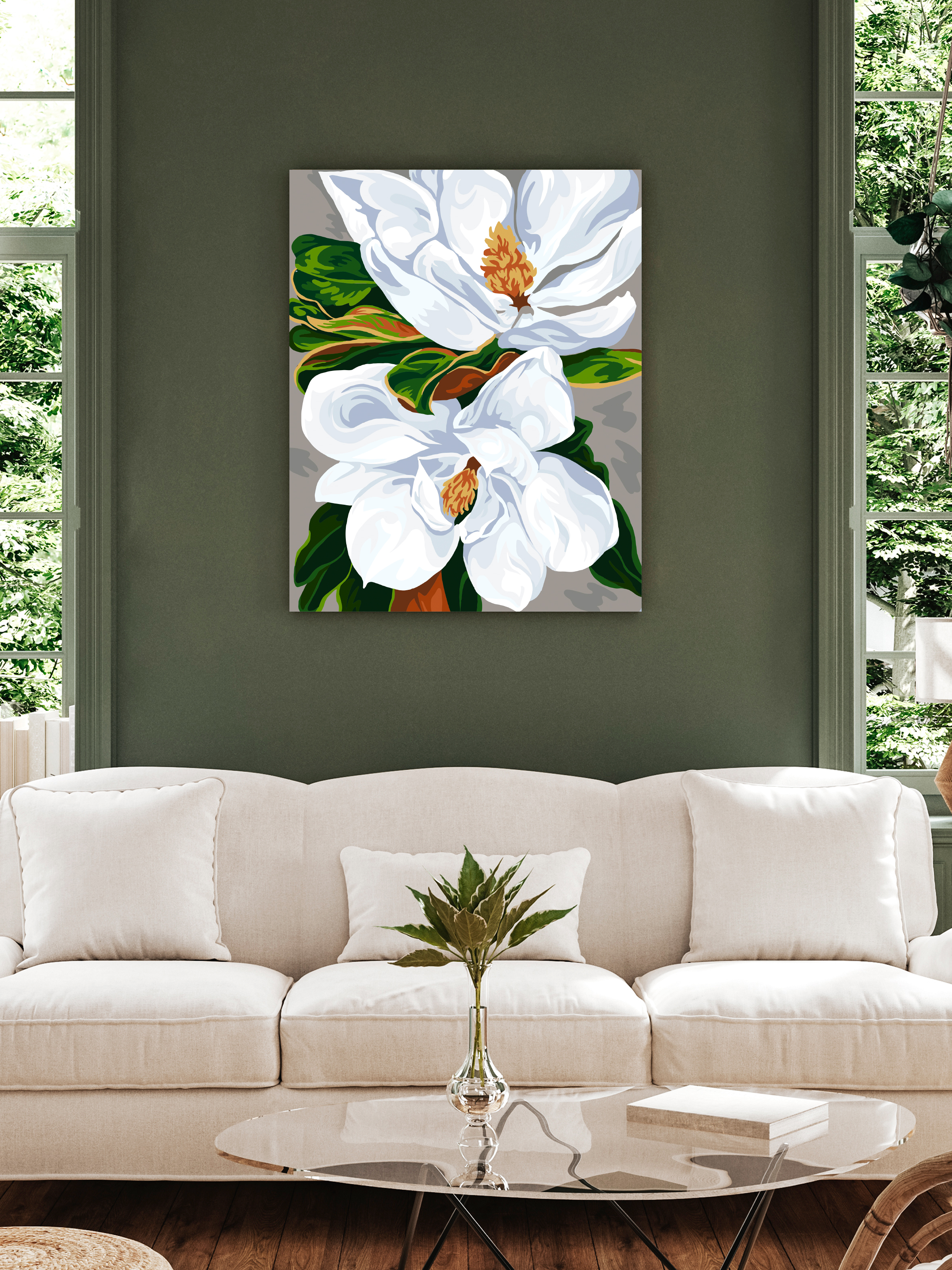 Картина по номерам Art sensation Шикарные цветы - фото 3