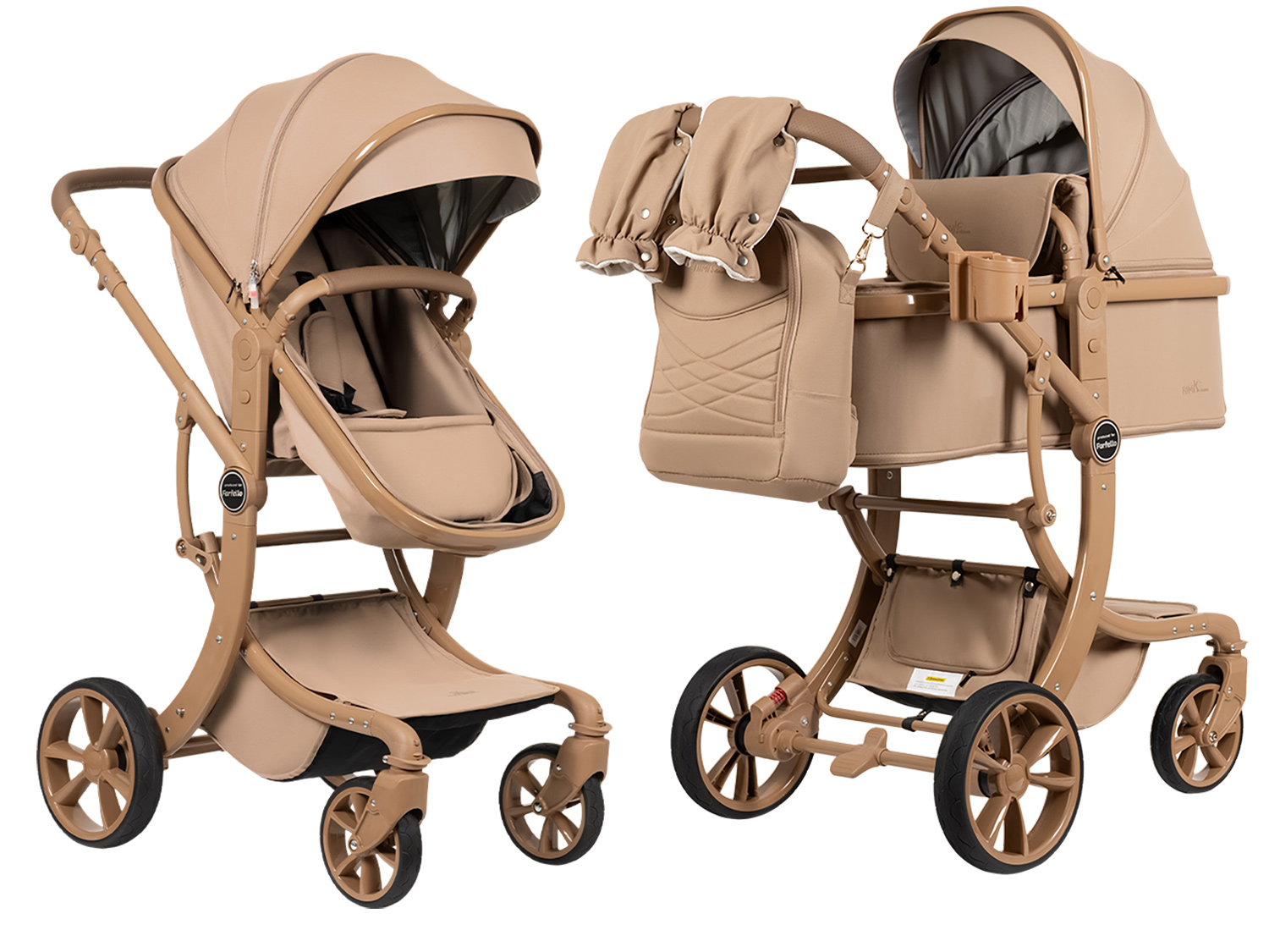 Коляска трансформер Aimile Авантюрист / Adventurer бежевый - фото 1