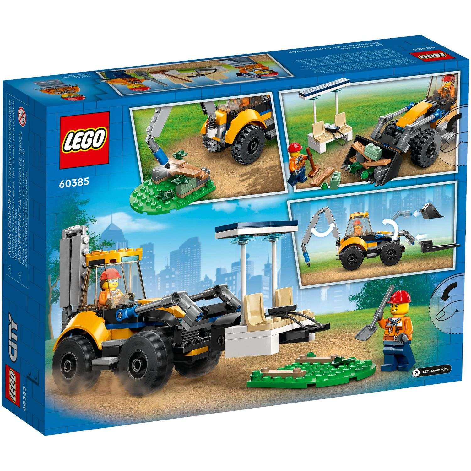 Конструктор LEGO City Строительный экскаватор 148 дет. - фото 8