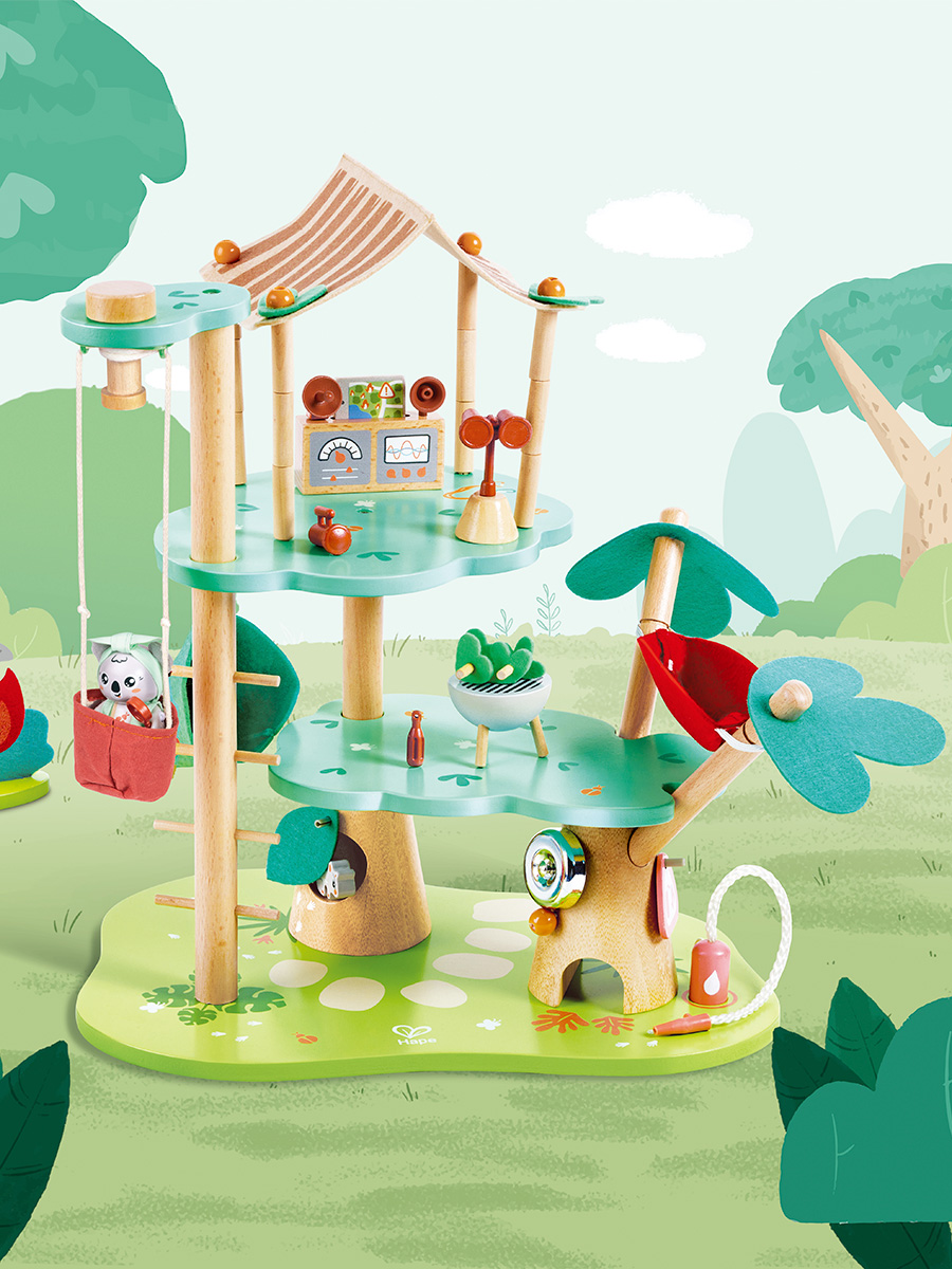 Игровой набор Hape Домик на дереве - фото 10