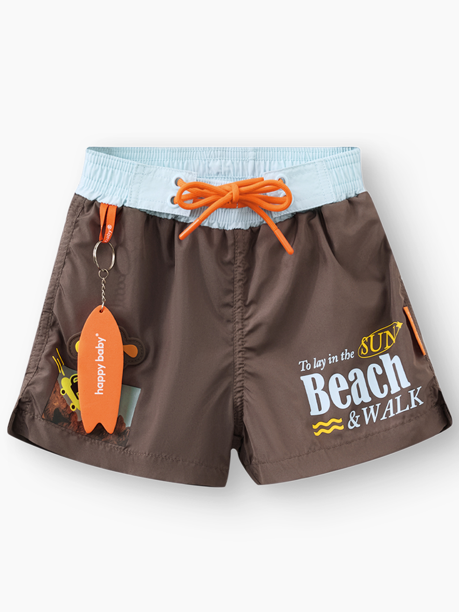 Шорты плавательные Happy Baby 50647-1_brown (mountains) - фото 1