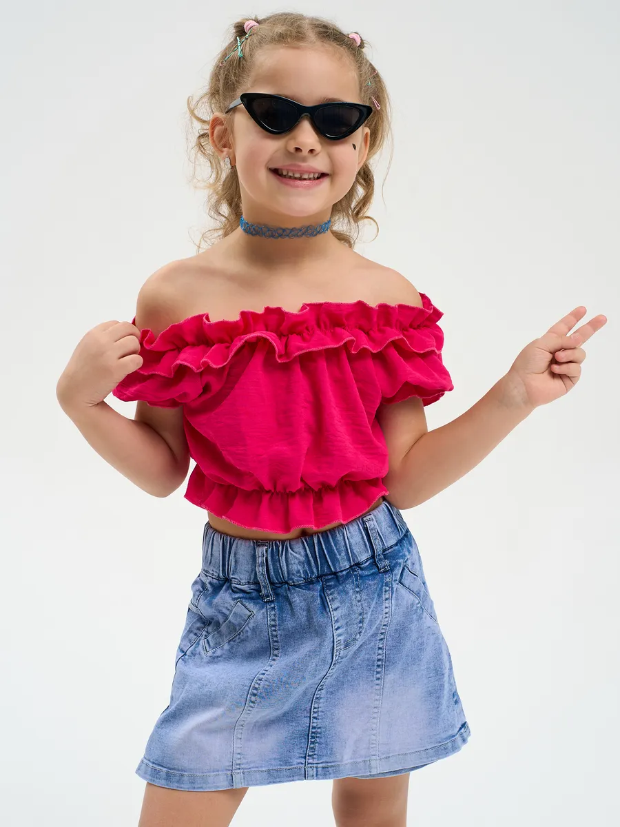 Юбка-шорты RuStyle ЛД-юбкшорт-гол - фото 1