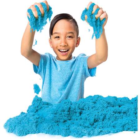 Кинетический песок Kinetic Sand 0.9 кг (синий)